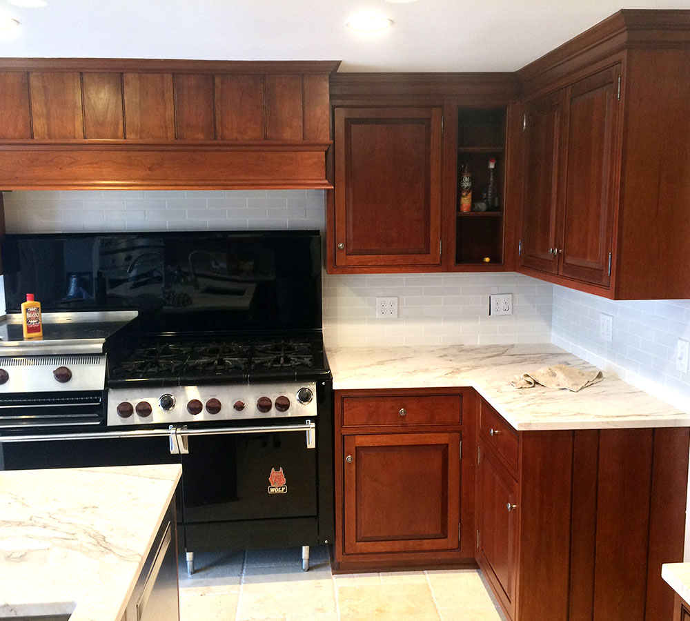 Cherry Cabinets Refinishing Project Gallery | Classic Refinishers