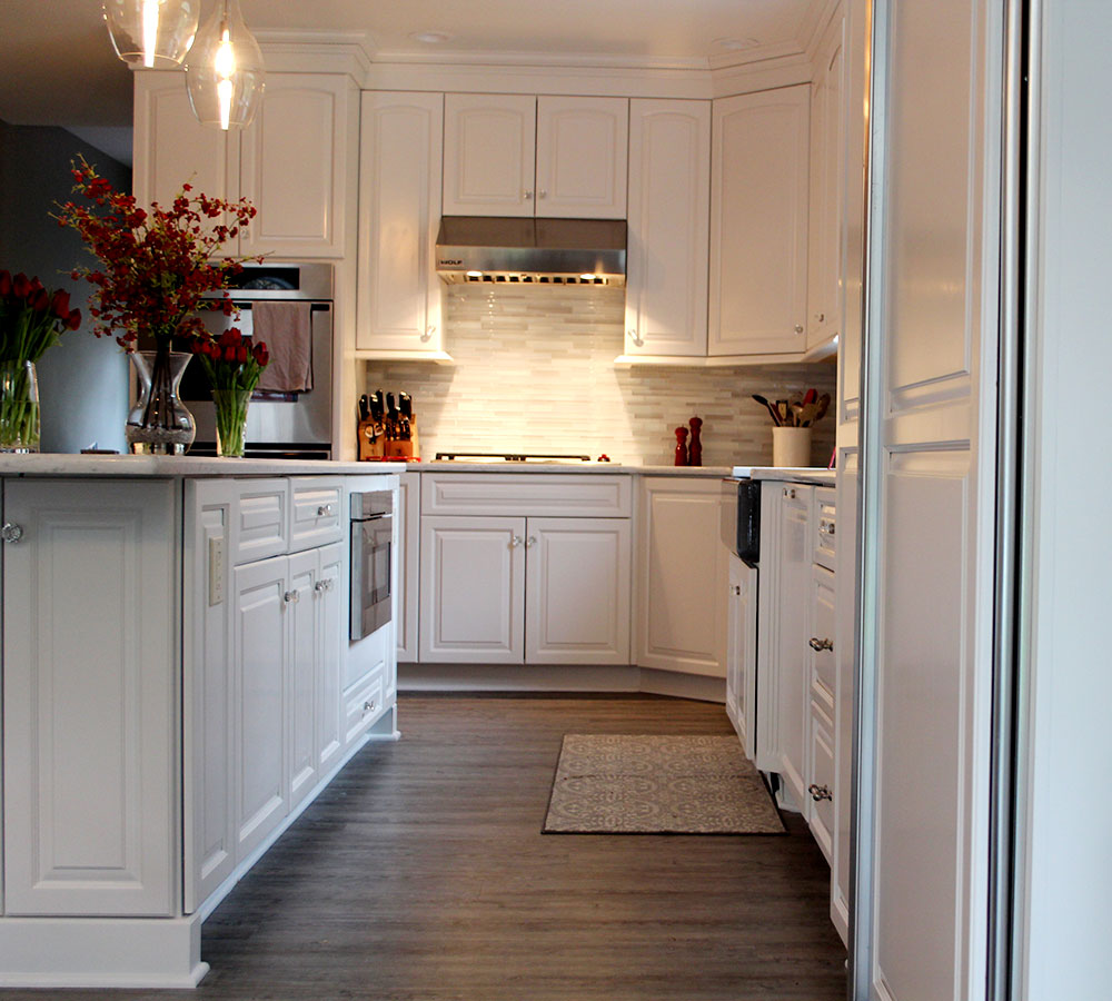 Fine Finish White Tinted Lacquer Cabinets Ideas Classic Refinishers